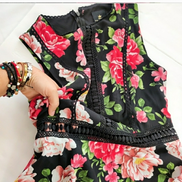 Disney Princess Sleeping Beauty Floral Fit and Flare Dress - Picture 5 of 8